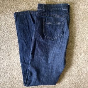 Women's DKNY Skinny Blue Jeans Dark Wash Size 8